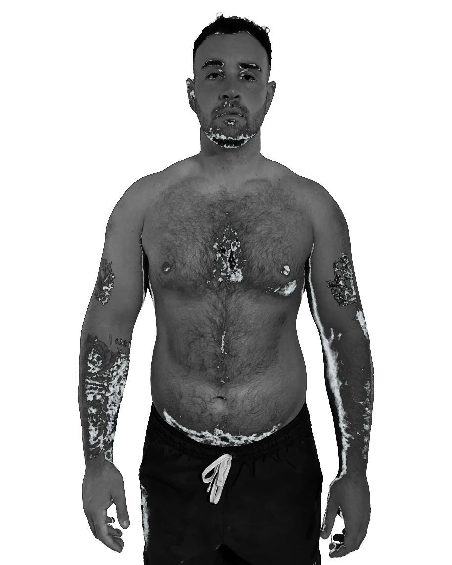 Coach T before his 25kg fat loss